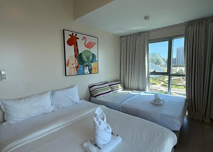 酒店 Homemadeluxury 180-degree Seaview 1br 2 Pools Next To Okada Airports Moa *